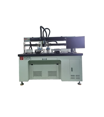 Máquina automática de corte de fibra de célula solar.